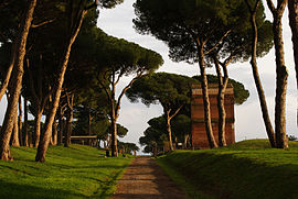 Road through Roman Tombs Via Latina.jpg