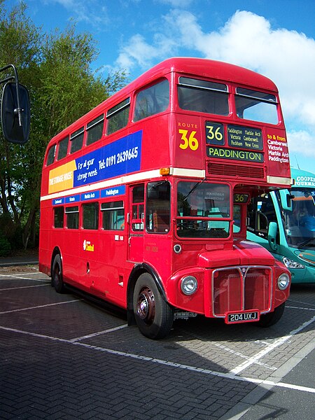 London Central AEC Routemaster with route 36 branding