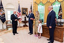 Vought being sworn in as OMB Director in July 2020 Russell Vought swearing in.jpg