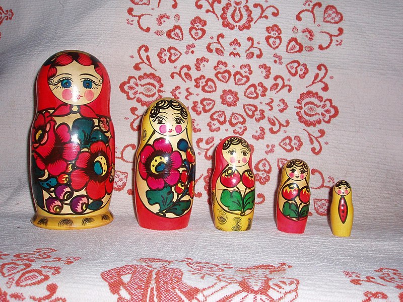 russian dolls that keep getting smaller