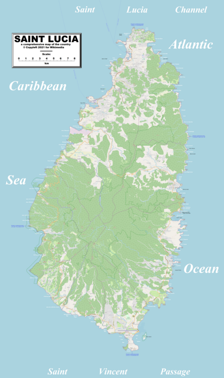 Geology map of Saint Lucia SaintLucia2021OSM.png