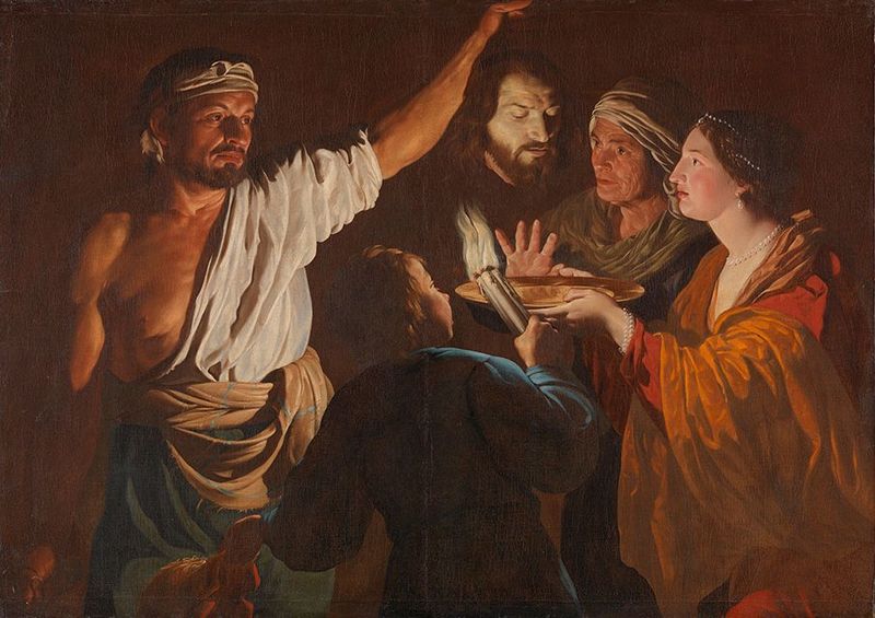 File:Salome Receives the Head of John the Baptist by Matthias Stom.jpg