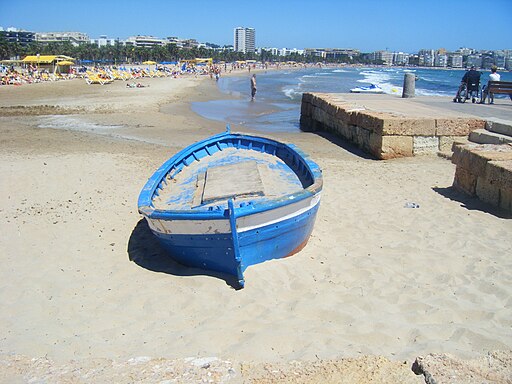 Salou Beach Boat