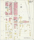 Miniatuur voor Bestand:Sanborn Fire Insurance Map from Union City, Obion County, Tennessee, 1907, Plate 0007.jpg