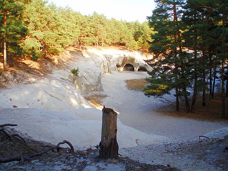 Sandhöhlen im Heers