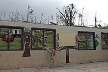 A school destroyed by the storm in Tailevu Province School destroyed by Cyclone Winston in Tailevu, Fiji.jpg