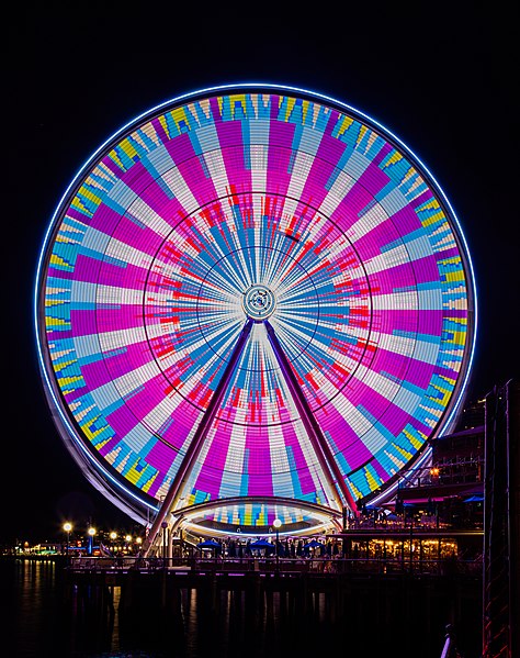 Image: Seattle Great Wheel, Seattle, Washington, Estados Unidos, 2017 09 02, DD 16