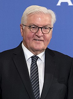 Frank-Walter Steinmeier President of Germany since 2017