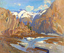 «Գարունը լեռներում» (նախքան 1921), կտավ, յուղաներկ, Ալթայի երկրամասի պետական պատկերասրահ