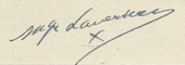 signature de Maurice Laverseyn