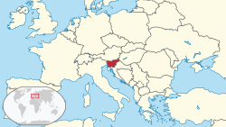 Location of Sloveniya info