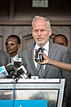 Special Representative of the United Nations Secretary-General, Nicholas Kay, speaks to the media after a meeting with President Abdirahman Farole of Puntland on July 13, during his first trip to the (9282348085).jpg