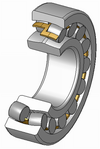 A spherical roller bearing Spherical-roller-bearing double-row din635-t2 120.png