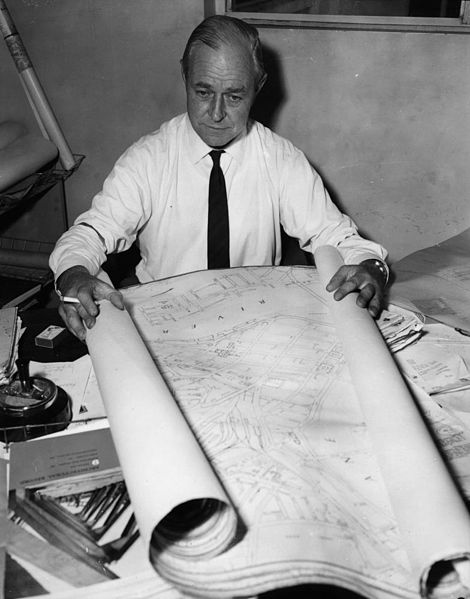 File:StateLibQld 1 105664 Mr A. A. Heath, chief town planner with the Brisbane City Council, ca. 1958.jpg