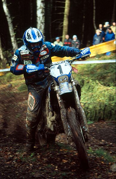 Four-time world champion Stefan Merriman on a Yamaha