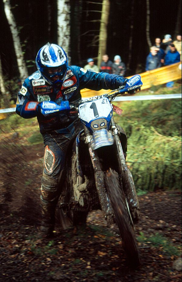 Four-time world champion Stefan Merriman on a Yamaha