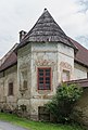 * Nomination Polygonal southwestern edge tower of the two-storey building with baroque facade of the monastery, Griffen, Carinthia, Austria --Johann Jaritz 03:03, 9 July 2015 (UTC) * Promotion Good quality.--Famberhorst 05:05, 9 July 2015 (UTC)