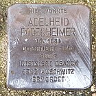 Stumbling block for Adelheid Bodenheimer