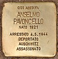 Stolperstein für Anselmo Pavoncello (Rome).jpg