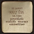 Botorkő Katz Évának - Katz Éva (Nyírbátor) .jpg