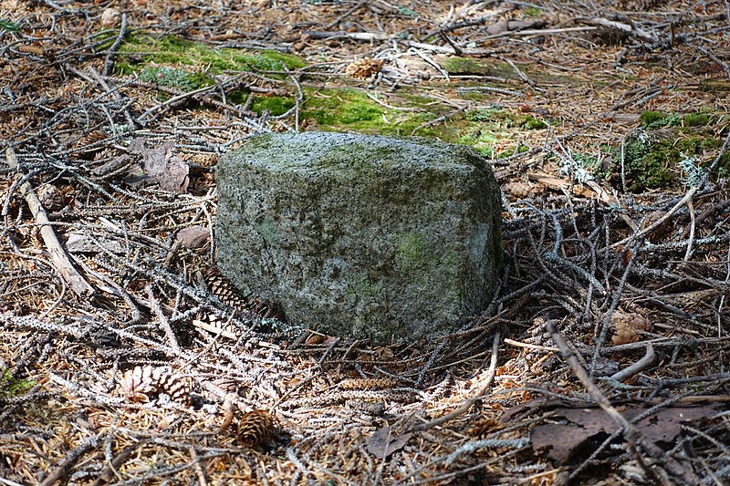 File:Stone marker in historic townsite (57f96cfe-fa0e-4979-b716-b66d7b808e85).jpg