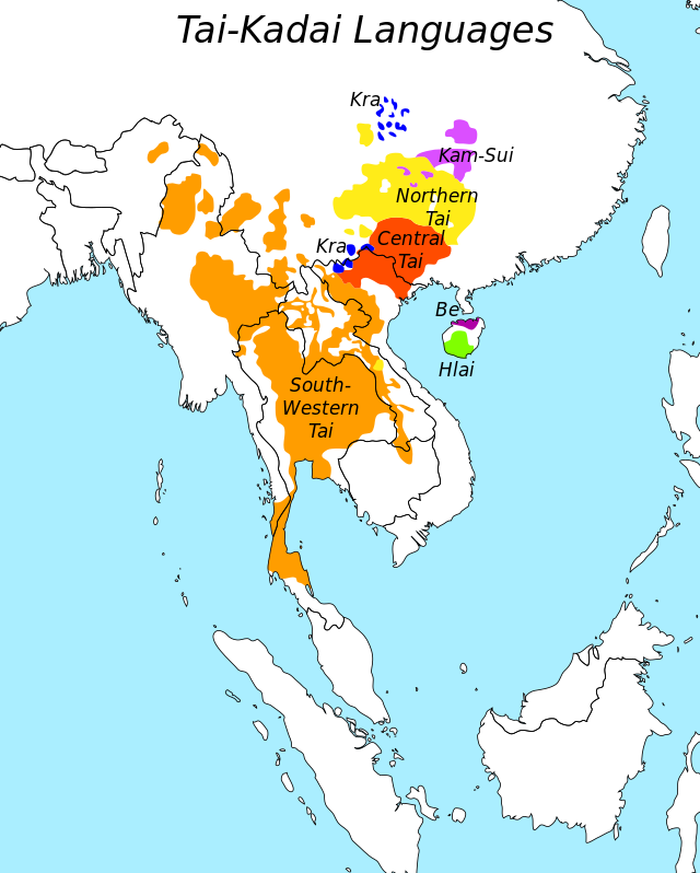 Тайцы на карте. Тай кадайские языки карта. Тай-кадайская языковая семья. Тай-кадайская языковая семья народы. Тайская языковая семья группы.
