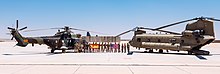 Spanish (Task Force Toro) and American (Task Force Phoenix) soldiers at Al Asad Airbase, June 2021 Task Force Toro and Task Force Phoenix at Al Asad Airbase, Iraq, 2021.jpg