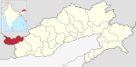 Arunachal Pradesh Tawang district locator map.svg
