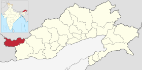 Tawang in Arunachal Pradesh (India).svg