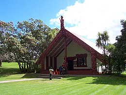 Te Whare Runanga (Maori Ontmoetingshuis)