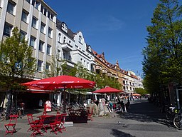 Tegel Gorkistraße Fußgängerzone