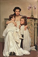 Уильям Кендалл. Портрет супруги художника и его дочерей