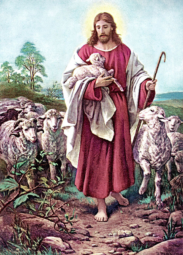 Jesus with Sheep