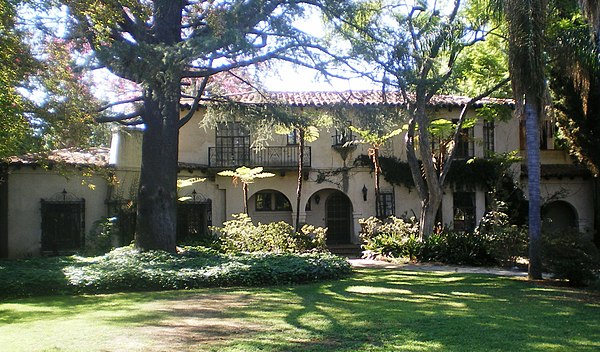 The Magnolia, a historic Mission Revival–style estate built in the 1920s