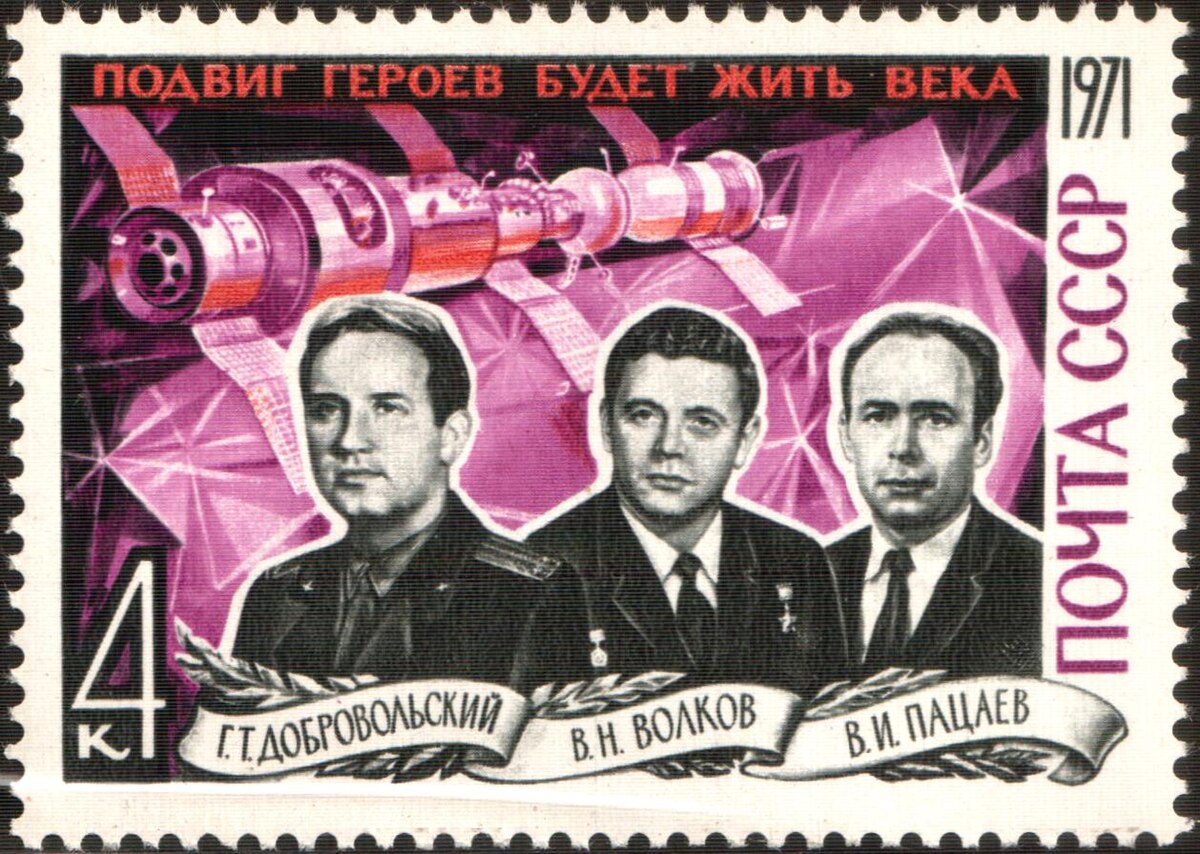 File:The Soviet Union 1971 CPA 4060 stamp (Cosmonauts Georgy 