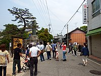 知立神社近くの知立古城跡（桶狭間の戦いで落城）