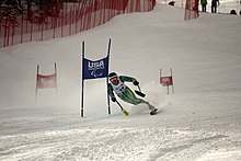 Toby Kane competing in the Super G during the second day of the 2012 IPC Nor Am Cup at Copper Mountain Toby Kane competing in the Super G during the second day of the 2012 IPC Nor Am Cup at Copper Mountain.jpg