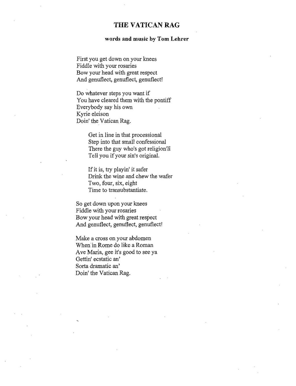 Page:Tom Lehrer song lyrics (website).pdf/93 - Wikisource, the free online  library