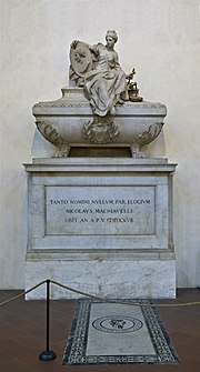 Миниатюра для Файл:Tombe Nicolas Machiavel Florence.jpg
