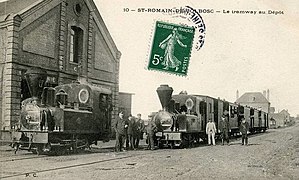 Corpet-Louvet (no 681 et no 682 - 1897), no 2 et 3 du tramway de Saint-Romain-de-Colbosc.