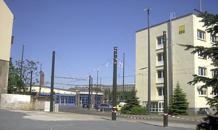 Tram Berlin Betriebshof Weißensee