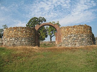 Diana Fortress archaeological site in Serbia