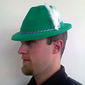 Simple, party version of the Tyrolean hat