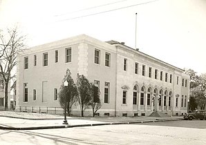 Ehemaliges Ware County Courthouse und Post Office in Waycross, gelistet im NRHP