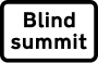 UK traffic sign "Blind summit" UK traffic sign 563V3.svg