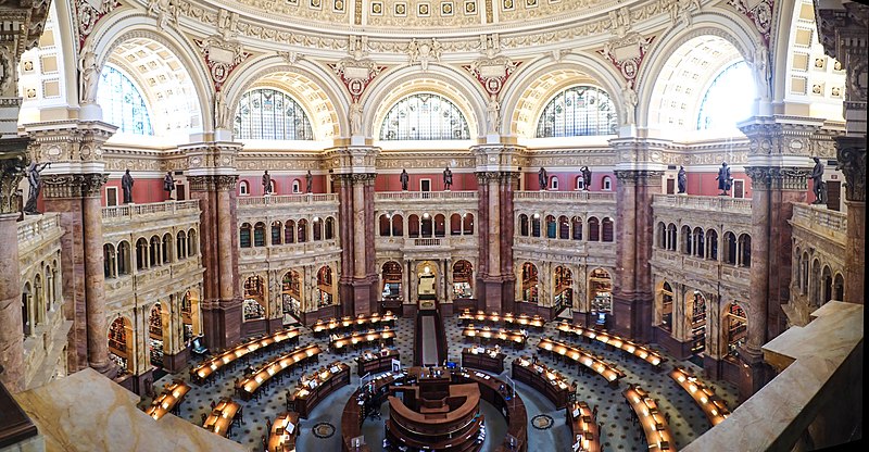 File:US WashingtonDC Reading Room Library of Congress Panorama.jpg