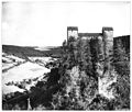 Bernecktal Schildmauer der Burg Berneck