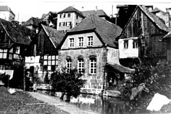 Synagoge in Burgkunstadt (um 1935)
