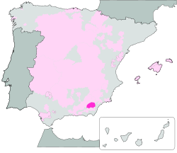 VdlT Sierra de las Estancias y los Filabres lokasi.svg