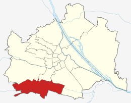Liesing - XXIII Distretto di Vienna – Localizzazione